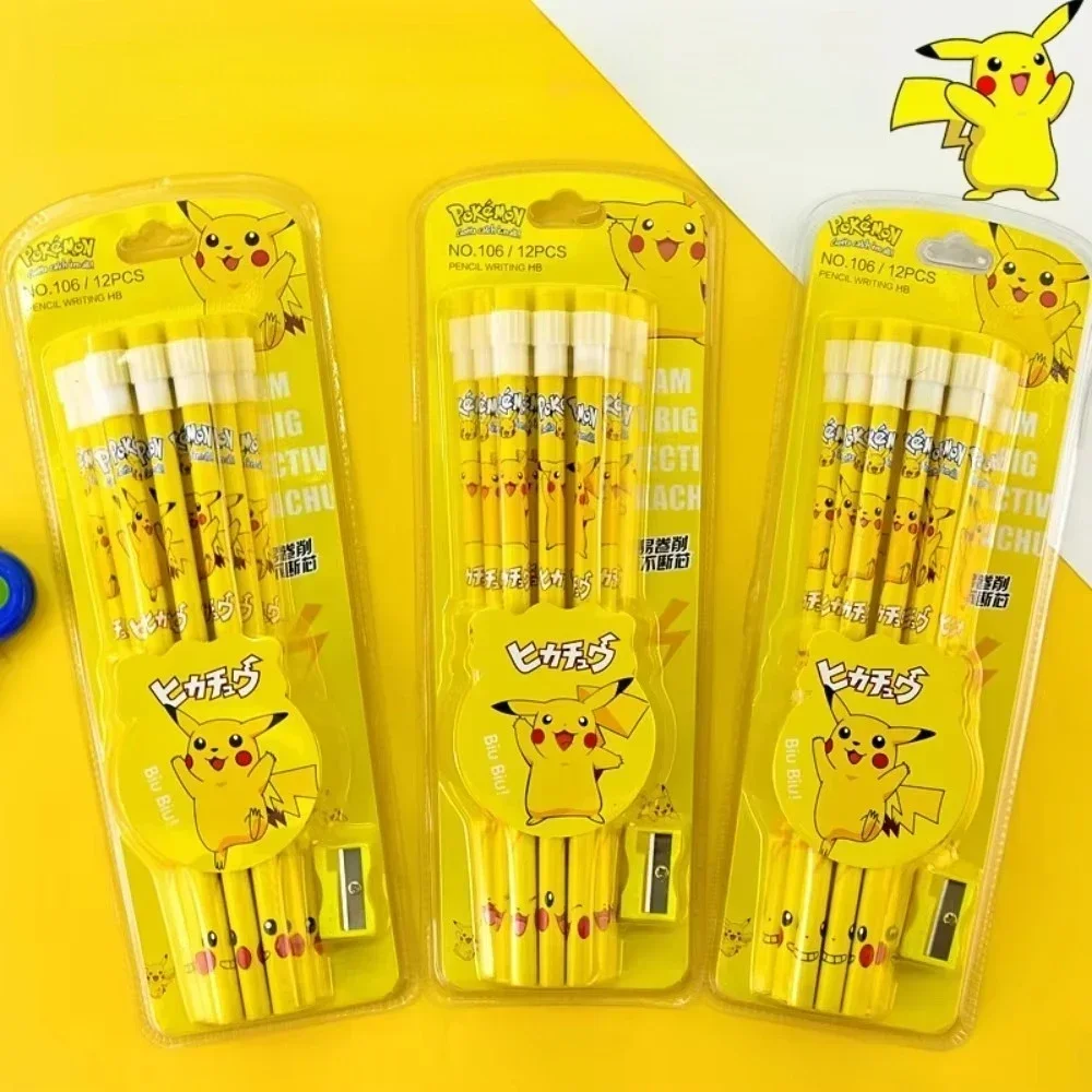 Is Stationery Office Supply - Pokemon Pencil with Eraser Pencil Sharpener