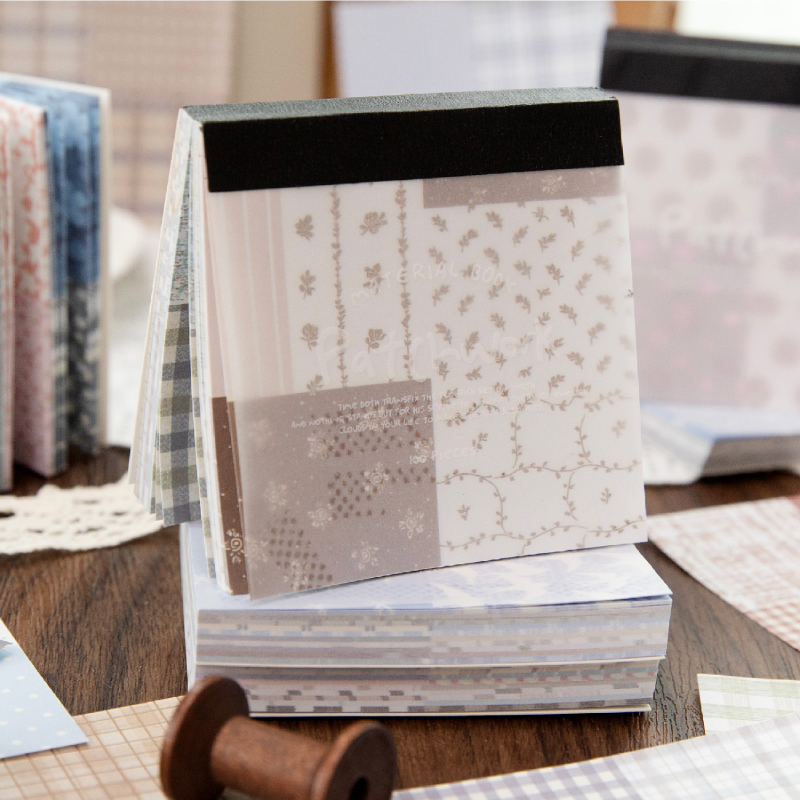 Graph Paper Pad - Journal GO 100sheets Vintage Mixed Pattern