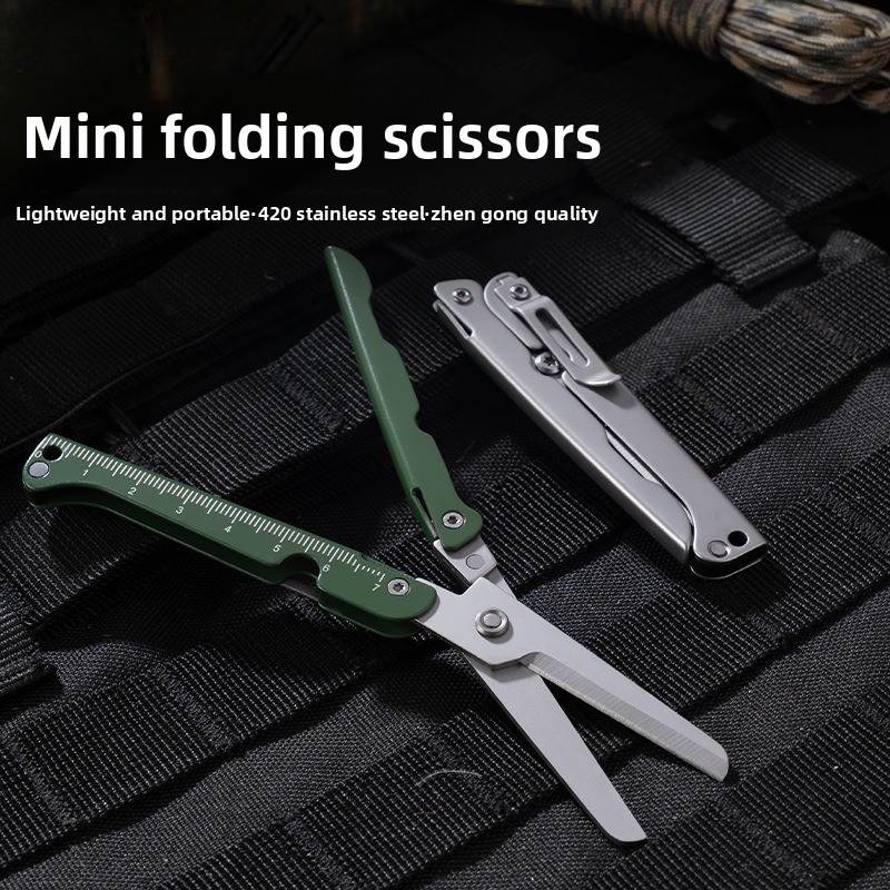 Scissors Stainless Craft - Foldable Mini Scissors Stainless Steel Portable
