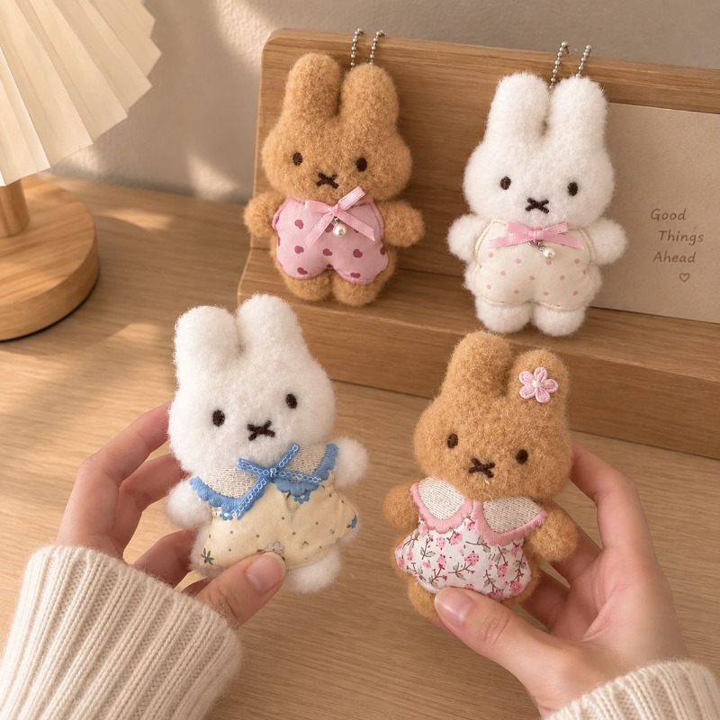 New Miffy rabbit Doll Keychain - Staedtler Pencil Lumocolor ulasan dan harga