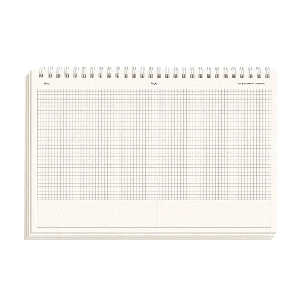 Simple Thicken Paper Coil Note - Graph Paper Pad ulasan dan harga