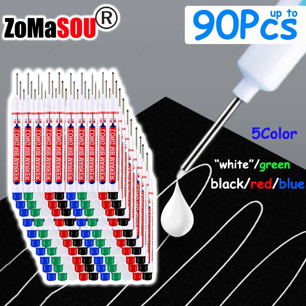 1-90Pcs Waterproof White Long  - Highlighter Set Pastel ulasan dan harga