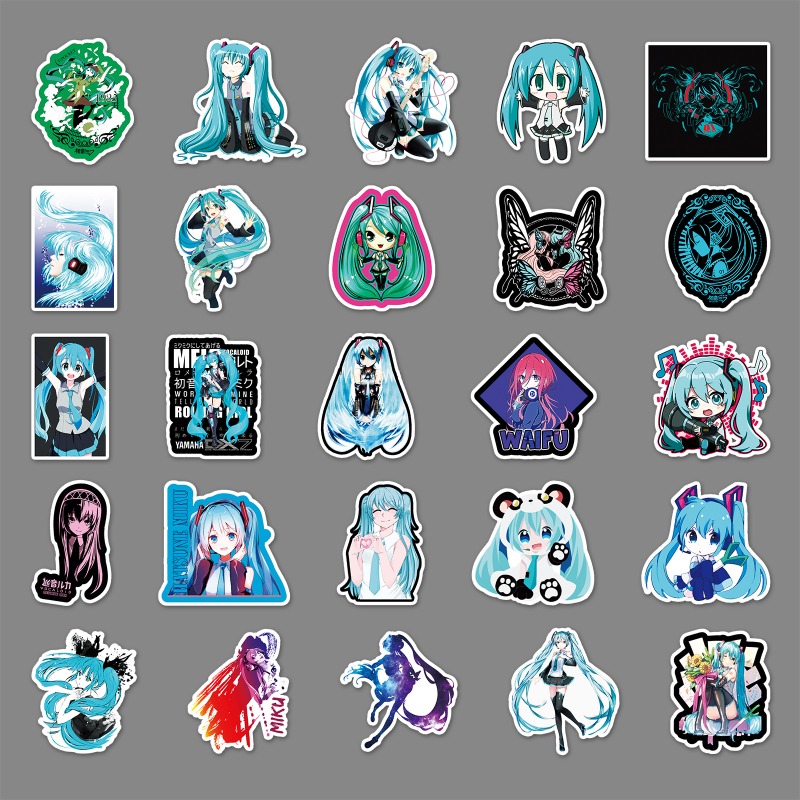 Hatsune Miku Graffiti Stickers - Memo Pad Sticky ulasan dan harga