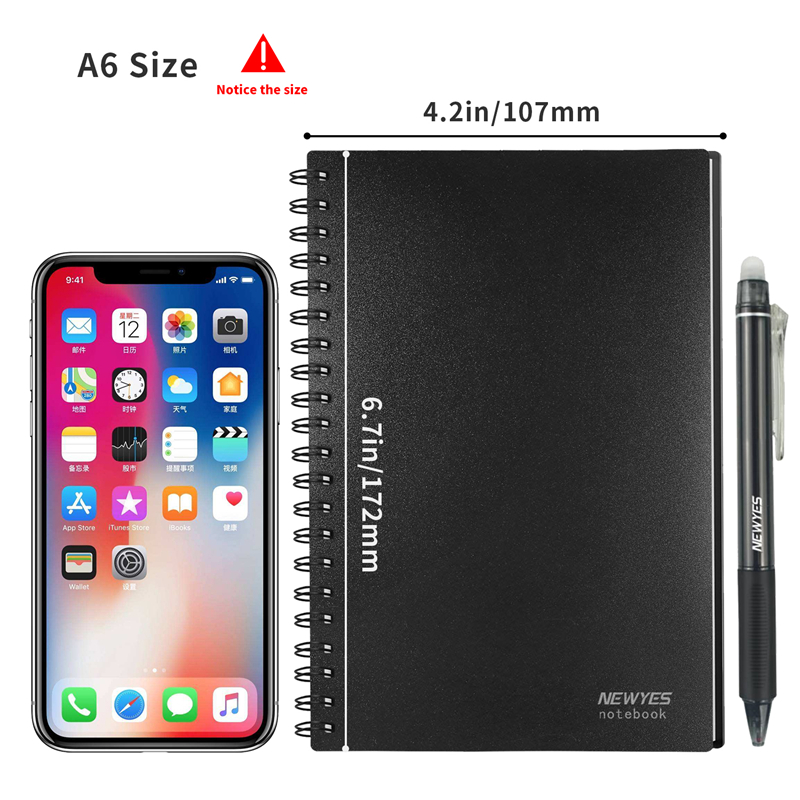 A6 Reusable Erasable Notebook  - Graph Paper Pad ulasan dan harga
