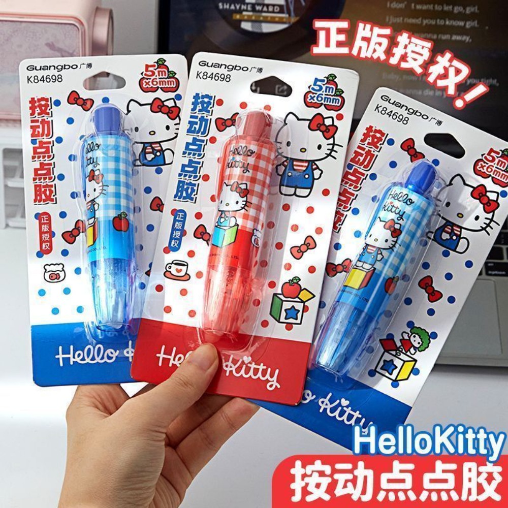 Sanrio Hello Kitty Push Type D - Glue Stick Pack ulasan dan harga
