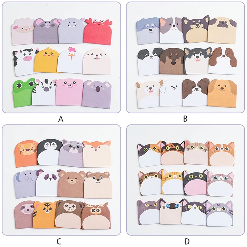 240pcs Lovely Animal Shaped Bl - Memo Pad Sticky ulasan dan harga