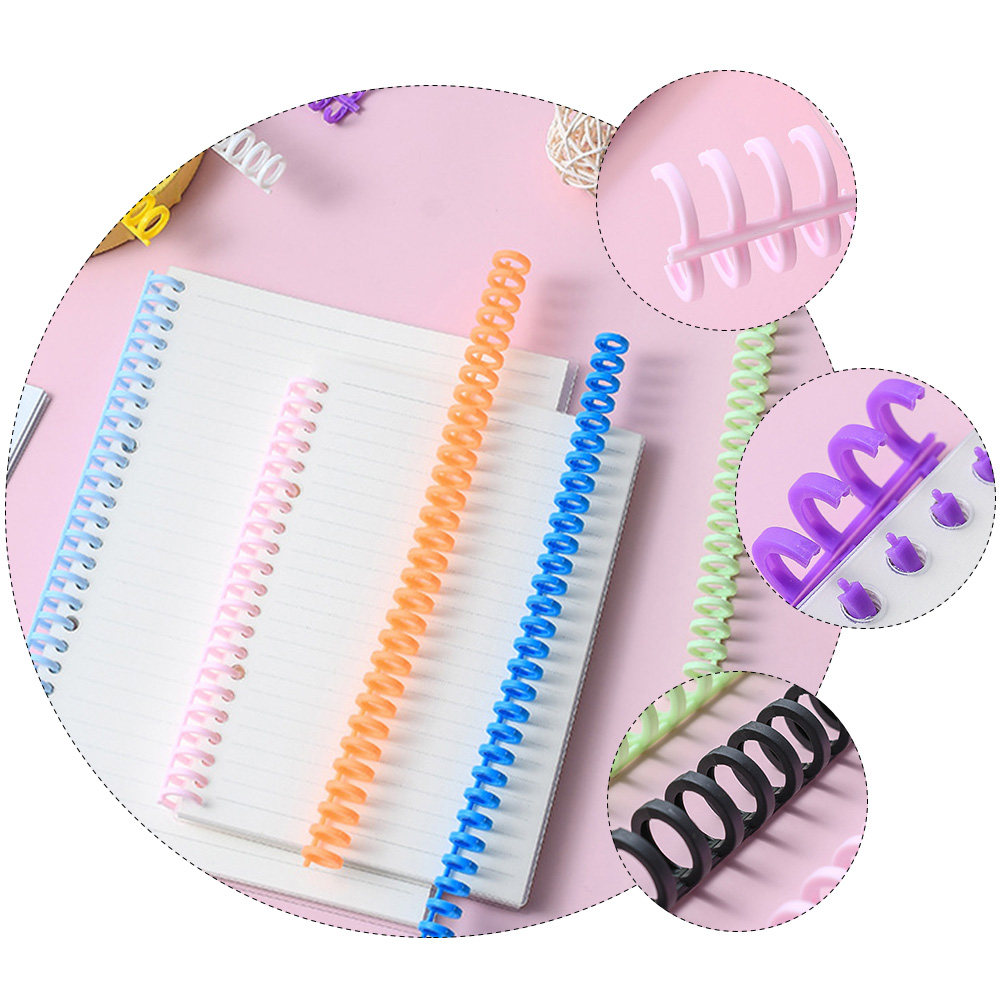 10Pcs Plastic Book Binding Spi - Binding Comb Plastic ulasan dan harga