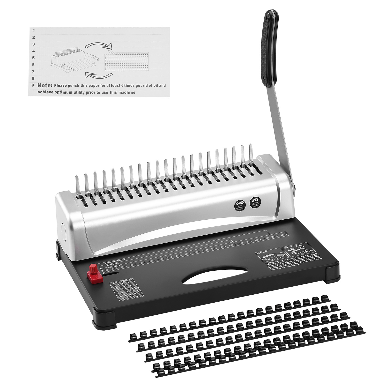 VEVOR Binding Machine Comb Bin - Binding Comb Plastic ulasan dan harga