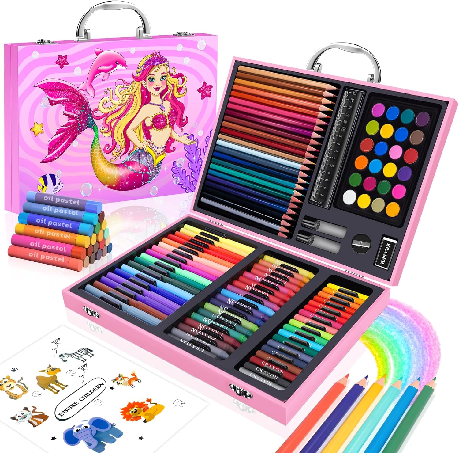 110PCS Arts & Crafts Supplies  - Highlighter Set Pastel ulasan dan harga