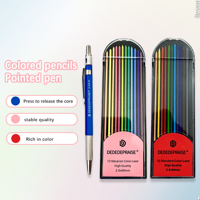 12/24 Colored Leads 2.0mm Mech - Staedtler Pencil Lumocolor ulasan dan harga