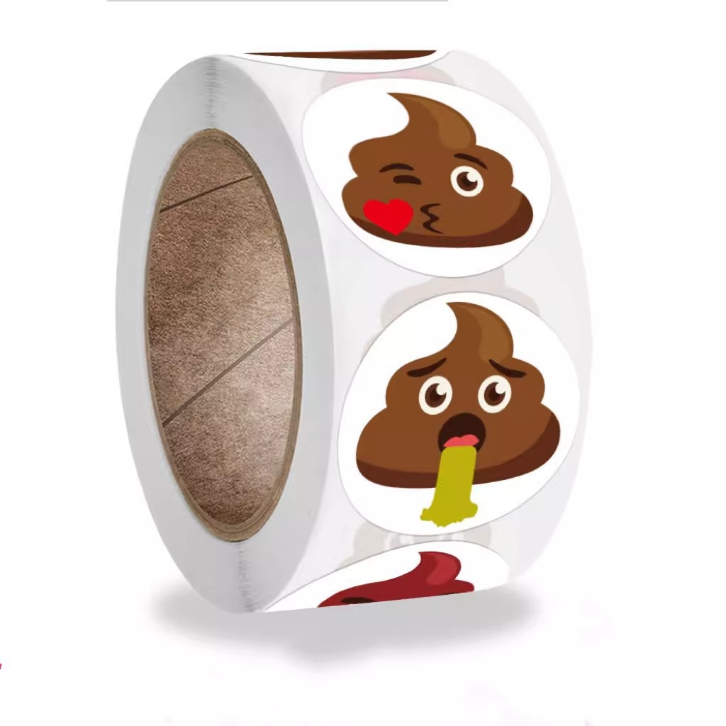 100-500pcs Funny Poop Cartoon  - Memo Pad Sticky ulasan dan harga