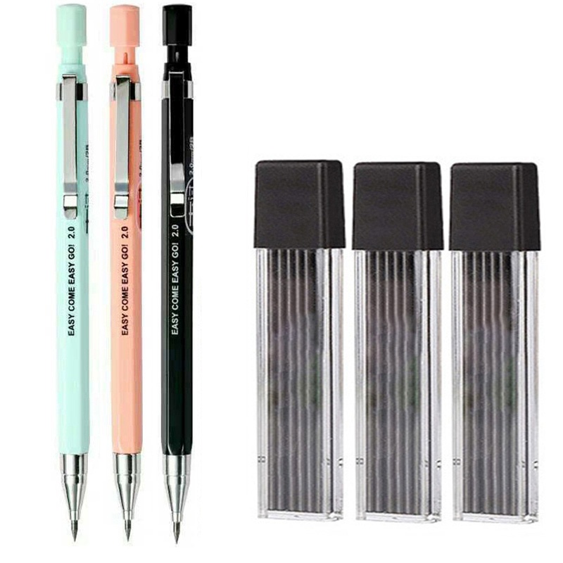 Mechanical Pencil Set 2.0mm Wi - Staedtler Pencil Lumocolor ulasan dan harga