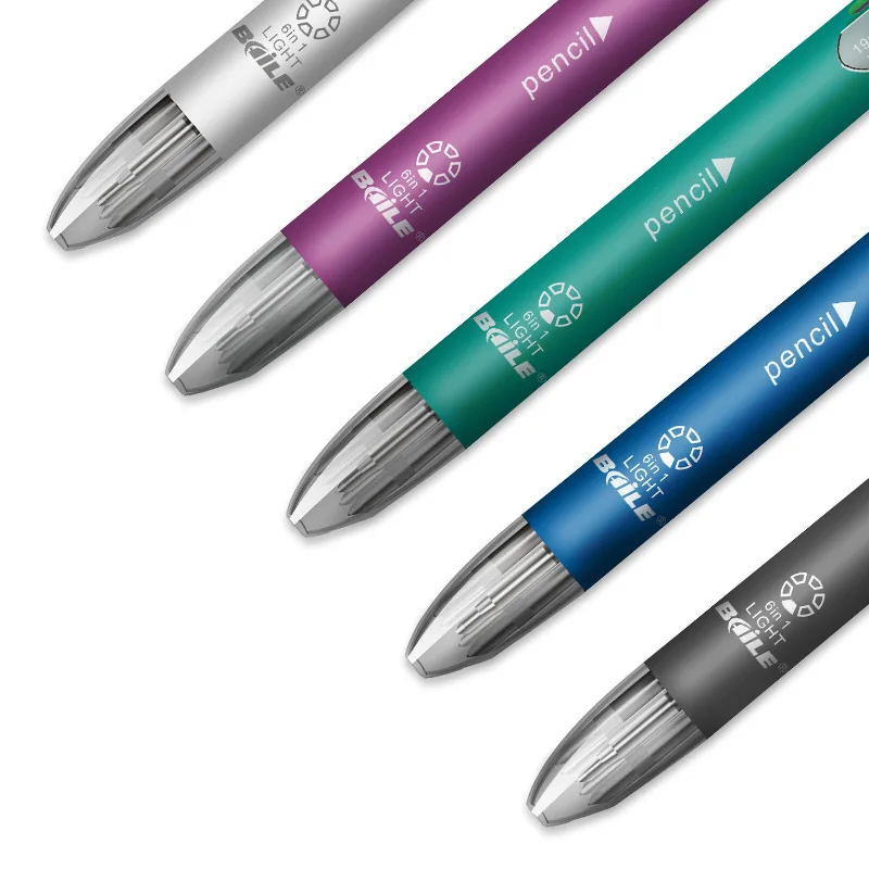 4/12Pcs 6 in 1 MultiColor Pen  - Staedtler Pencil Lumocolor ulasan dan harga