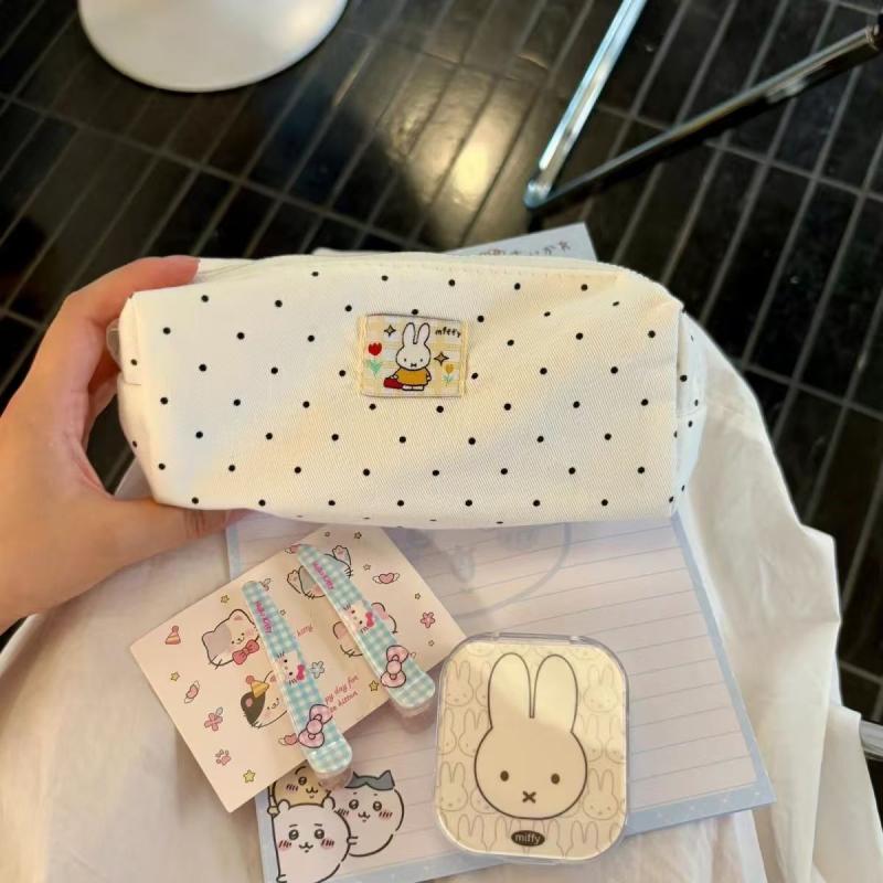 Cartoon Anime Miffy Polka Dot  - Pencil Case Large ulasan dan harga