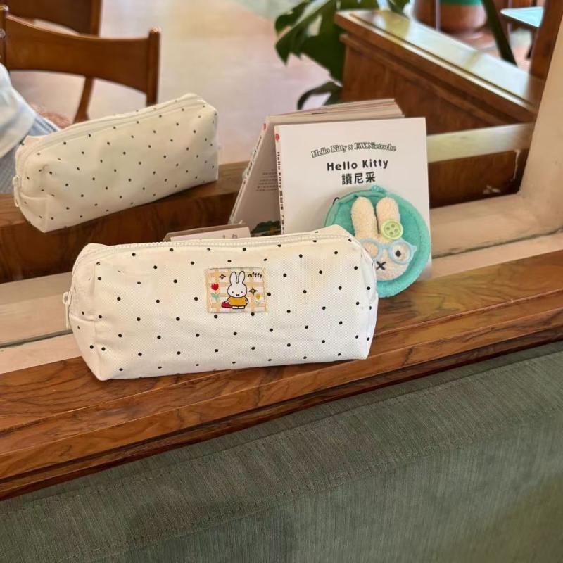 Cartoon Anime Miffy Polka Dot  - Pencil Case Large ulasan dan harga