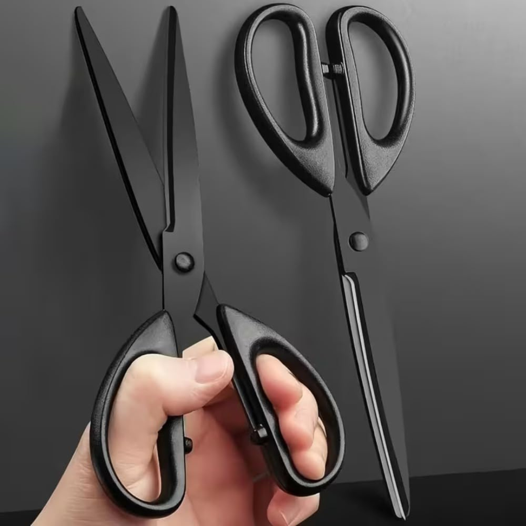 1PC Heavy Duty Black Scissors, - Scissors Stainless Craft ulasan dan harga